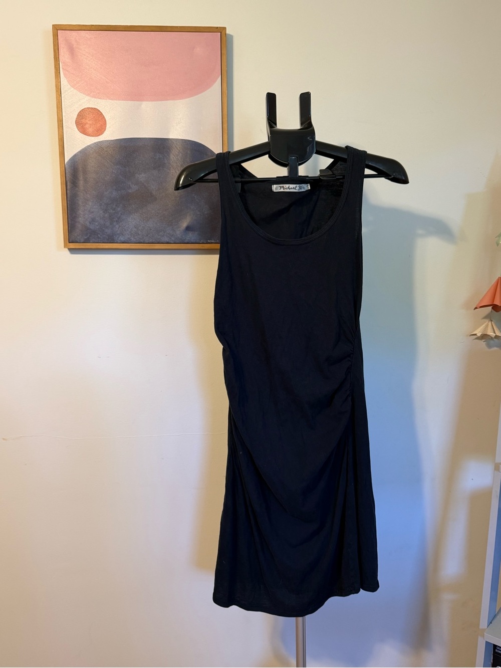 Michael Stars Black Sleeveless Mini Tank Dress